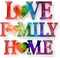 Pixiss Resin Mold Family, Love, Home Silicone Molds with 3pcs Epoxy Resin Molds
